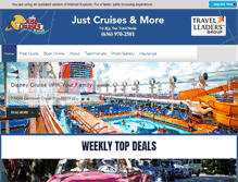 Tablet Screenshot of cruisenut.com